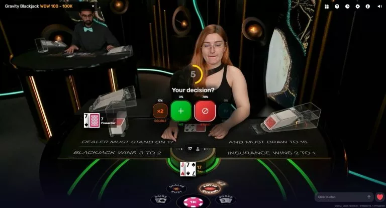 Gravity Blackjack